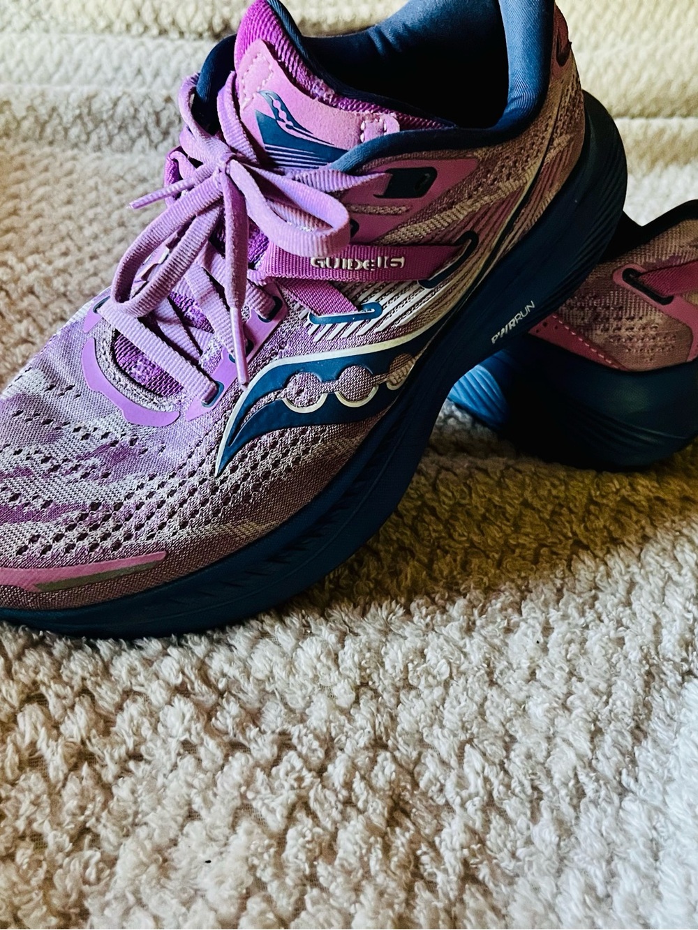 Saucony Women’s Purple and Navy Running Shoes
